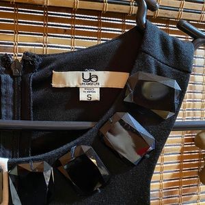 Black Tan Midi Dress